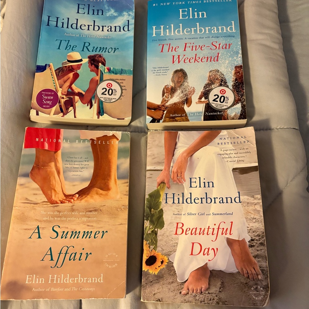 4 books by Elin Hilderbrand